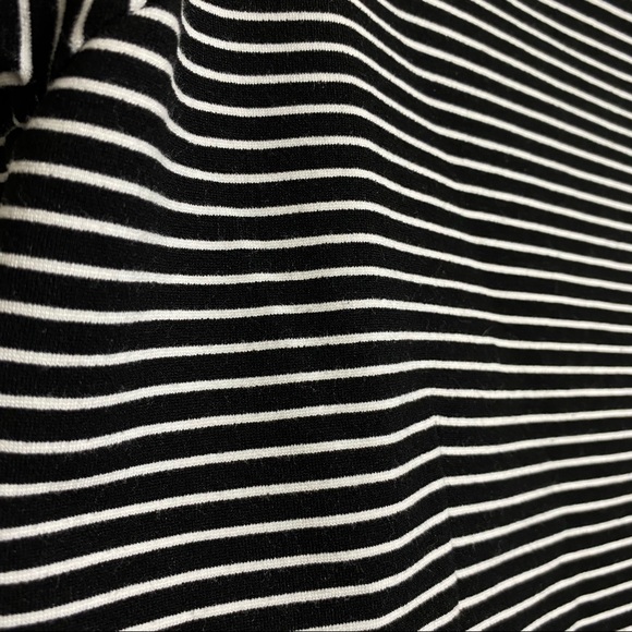 Whistles Stripe Bardot Top Off Shoulder Size 12 - Picture 5 of 8